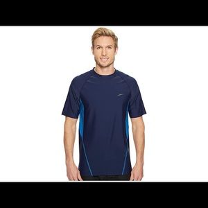 Speedo Mens Rash Guard Swim Shirt